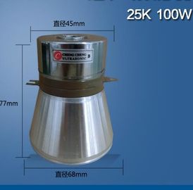 Edelstahl-piezoelektrischer Ultraschallwandler-Sensor 100W 25K